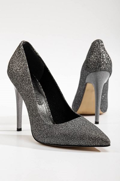 Ccway Stiletto damă Platinum Glitter