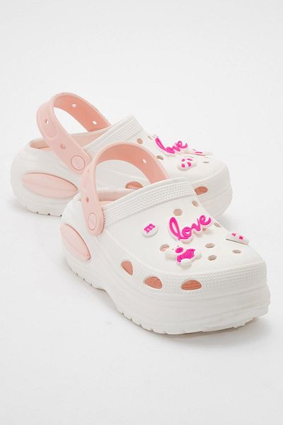 Ccway White Powder Women's Flat Slippers