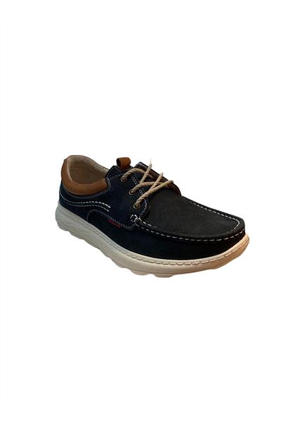 Mr Quinn Pantofi casual pentru bărbați din piele nubuc neagră Mr.quinn 801