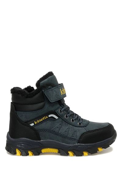Kinetix 3W  Hi 3Pr - Navy Blue/Yellow Kids Sneakers 25/30