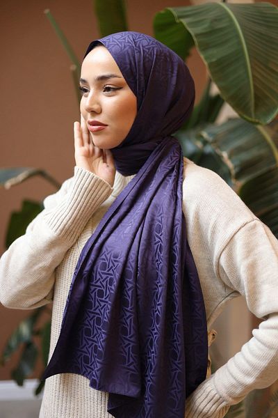Silk Home Deluxe Shawl - Eggplant Purple