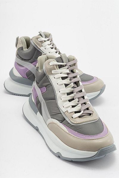 Ccway Pantofi sport de damă Parașuta GRI LILA