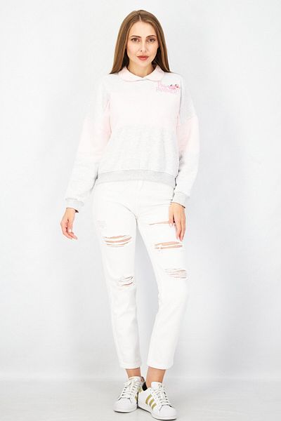 Pink Panther x DCMJ Women Spread Collar Graphic Sweatshirt, Multicolor