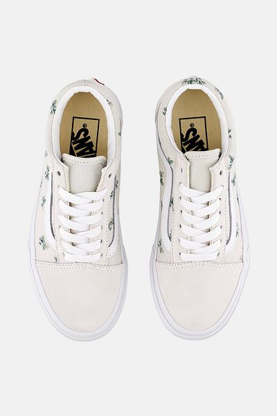 Vans Women Old Skool Lace Up Shoes, White