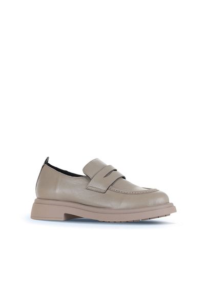 Bueno Shoes 01wz4000 Модел Дамски мокасини от сива кожа