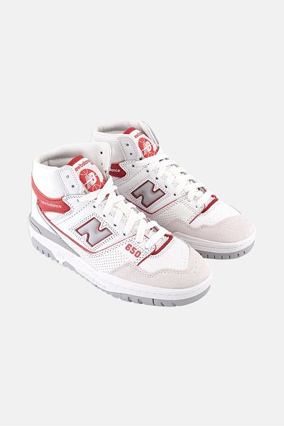 New Balance Kids Boy Bb650rwf Lace Up Training Shoes, White