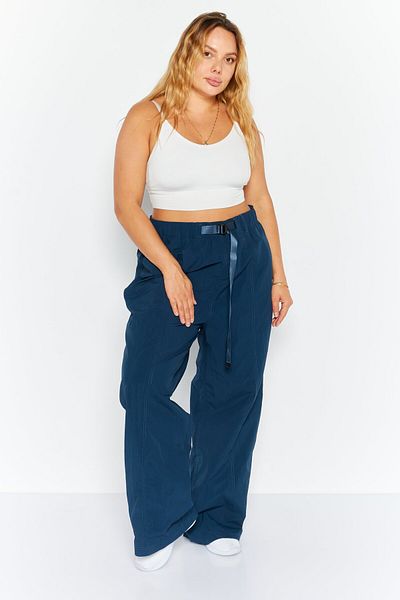 Puma Women Sportswear Fit Wide Wide Leg Outdoor Pants, Blue