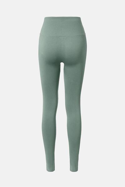 Tchibo Women Seamless Pull On Tight, Mint Olive