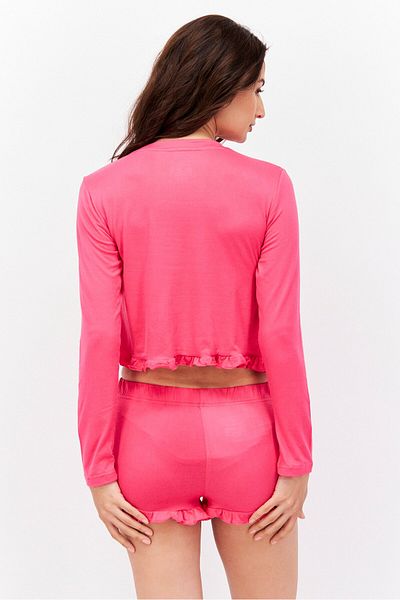 BCBG Women 2 Pcs Brand Logo Pyjamas Set, Pink