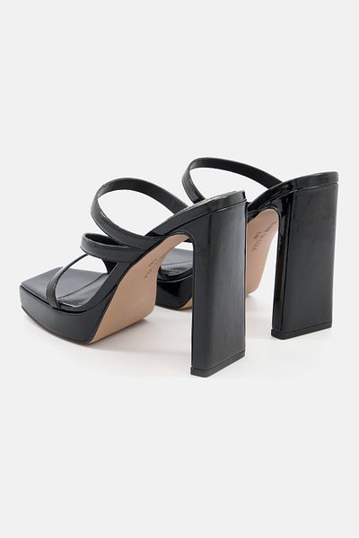 Kenneth Cole Women Slip On Open Toe Sandals, Black