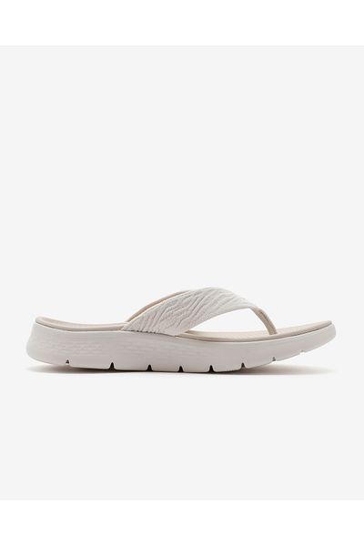 SKECHERS Go Walk Flex Sandal - Splendor γυναικείες σαγιονάρες μπεζ 141404 Nat
