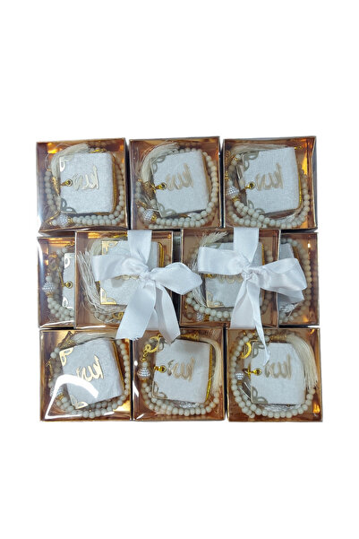 Favori Mini Kuran Tespih Seti (Beyaz) 50 Adet