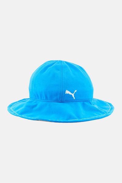 Puma Women Brand Logo Bucket Hat, Sky Blue