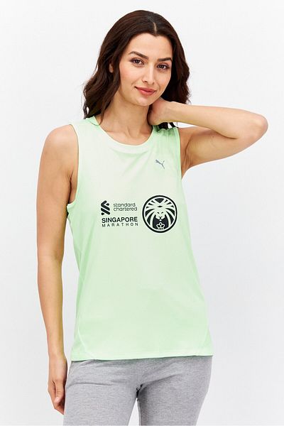 Puma Women Sportswear Fit Training Top, Lime Green