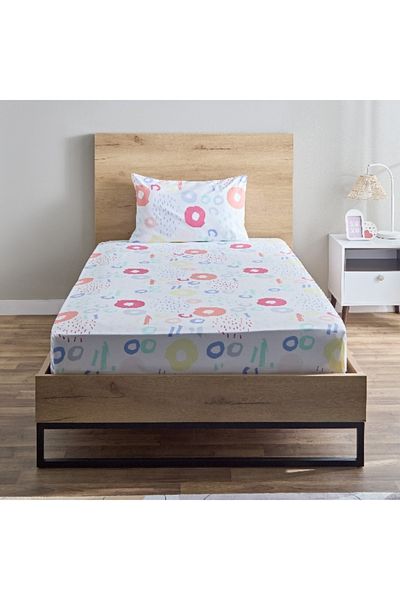 Home Box Nora Regina 2-Piece Single Flat Sheet Set - 160x240 cm