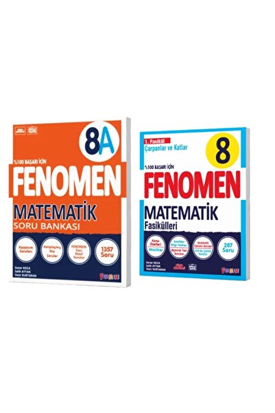 Fenomen Yayıncılık FENOMEN YAYINLARI 8. SINIF Matematik A Soru Bankası ve Mat...