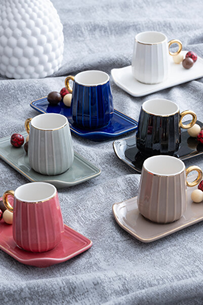 ACAR Dream Lover - Set of 6 Porcelain Coffee Cups