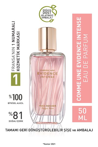 Yves Rocher Comme Une Evidence Intense - Edp - 50 ml