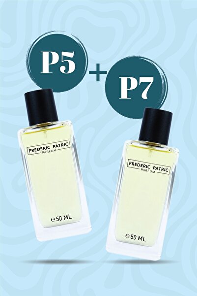 Frederic Patric P-5 50 Ml Erkek Parfümü + P-7 50 Ml Erkek Parfüm Seti