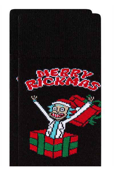 Mavi Christmas Themed Black Socks0911254-900