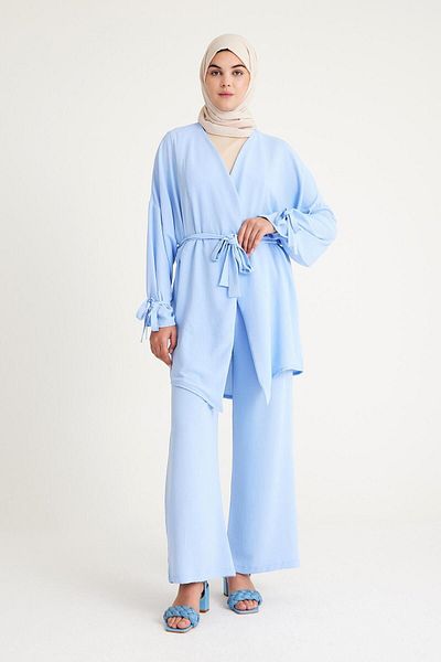 Plistre 1999_Hijab Κιμονό & Παντελόνι Aerobin Σετ