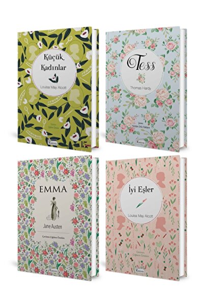 Koridor Yayıncılık Edebiyatın Unutulmaz Kadınları (BEZ CİLTLİ) Seti - (4 KİTAP)