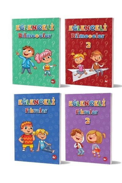 Beyaz Balina Yayınları Eğlenceli Fıkralar Ve Bilmeceler Seti (4 Kitap Takım)