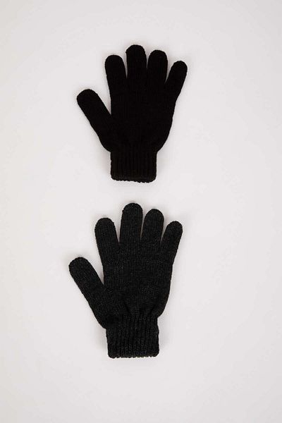 DeFacto Boy's 2-Piece Knitwear Gloves C8579A824Wn