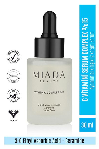 Miada Beauty Vitamin C Complex - 15% Brightening Wrinkle Serum 30 ml