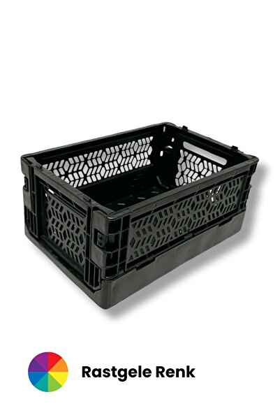 Katlanır Mini Düzenleyici Rastgele Renk | 15x10x6,5 cm Küçük Organizer