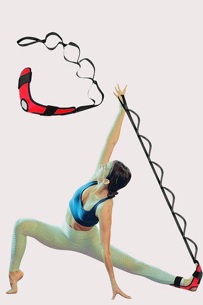 Nurnivus Linda Yoga Leg Stretching Resistance Band and Plantar Heel Spur Flat Base Foot Band