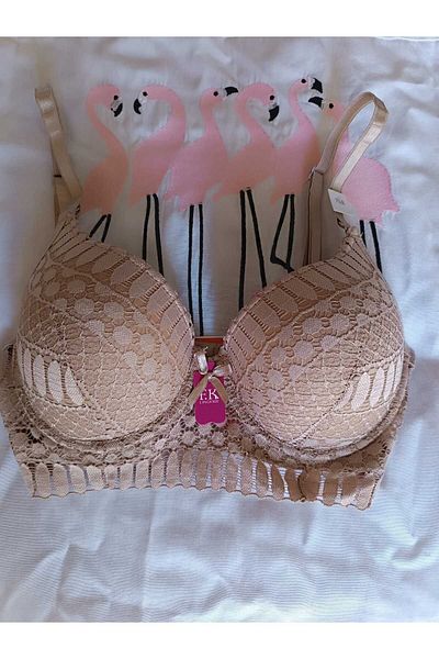 F.K Lace Thin Strap Mink Color F.K Bra