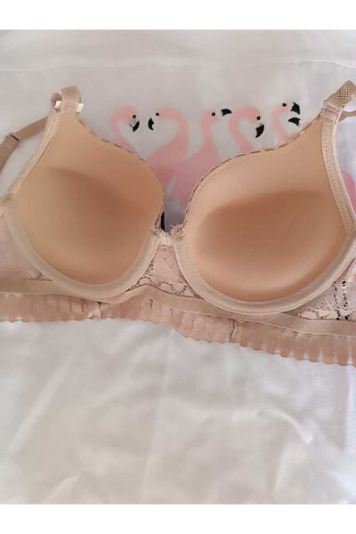 F.K Lace Thin Strap Mink Color F.K Bra