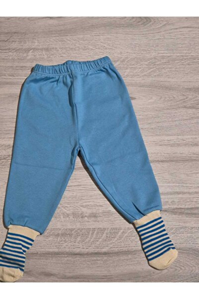 Fuar Baby DENİZ MAVİSİ ÇORAPLI PİJAMA ALTI