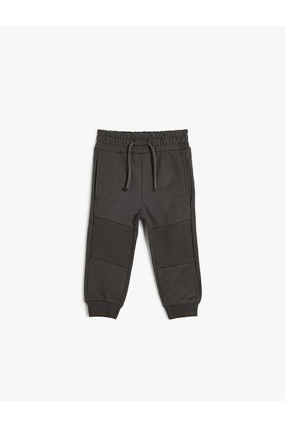 Koton Cotton Jogger Sweatpants - Waist Lace-up