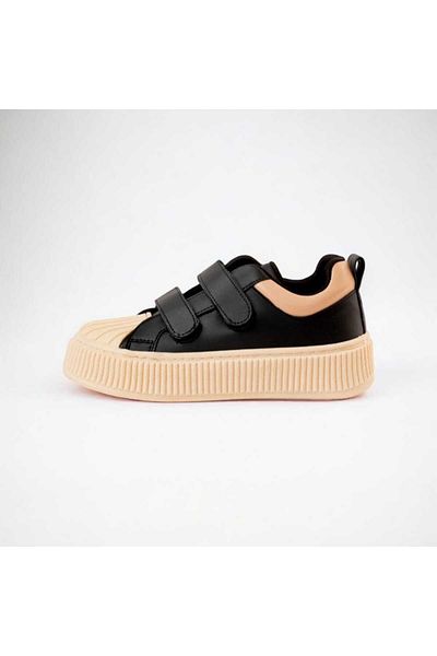 PATİK BEBE Orthopedic Sole Stitched Unisex Adhesive Children's School Shoes