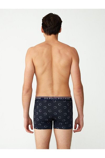U.S. Polo Assn. Πόλο Ασν. Ανδρικά μποξερ με στάμπα Navy Blue Modal - Πακέτο 2 B.8ON.NI0.EC.4.L.8DE.6.BCEA