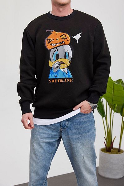 NOMARC Суитшърт Southlane Duck Siyah