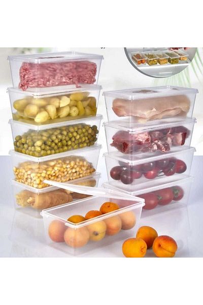 PARK AVM 3-Piece Plastic Storage Container with Self-Cover