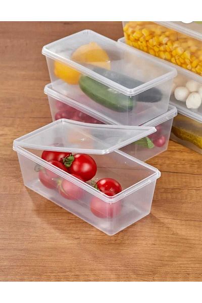 PARK AVM 3-Piece Plastic Storage Container with Self-Cover