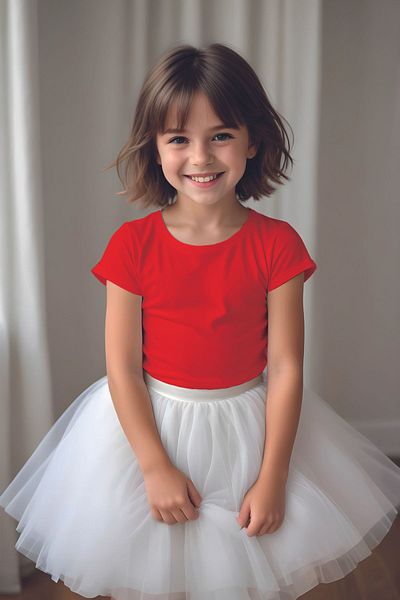 MYADA Birthday Party Leisure Special Show Tutu Skirt T-Shirt Combination
