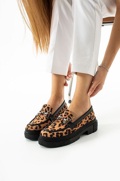 Bayramoğlu Loafer cu talpă groasă, cu lanțuri, pantofi casual