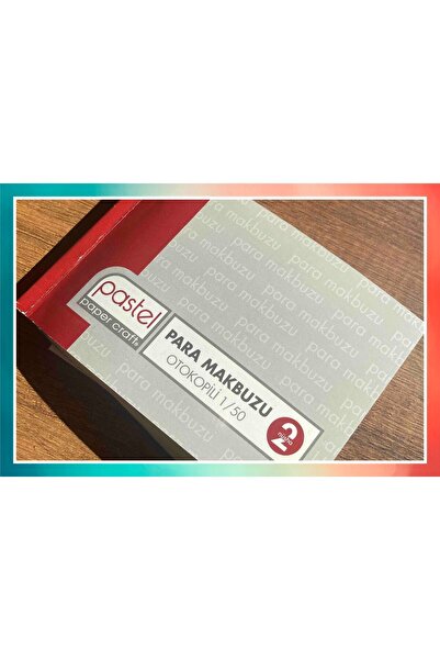 Pastel Para Makbuzu 1/50 (KÜÇÜK BOY) Ölçüsü: 10x14 Cm, Otokopili 1 Asıl 1 Sur...