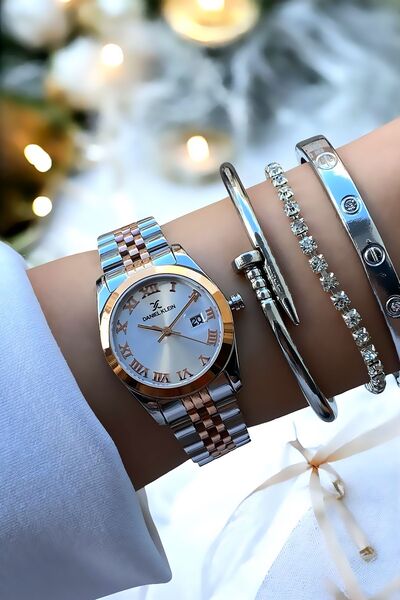 Daniel Klein %100 Orijinal Su Geçirmez 2 Yıl Garantili Kadın Saati Bileklik Hediyeli