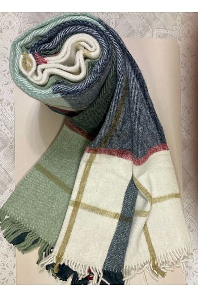GENÇEV HOME COLLECTİONS Scotch Wool Blanket - Oversize Wool