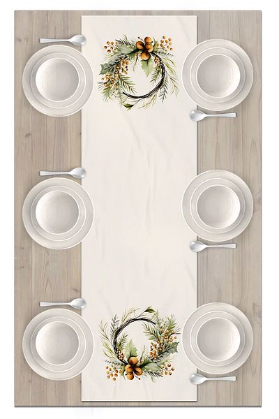 Bertille Home Autumn Series 140X40 cm Digital Printed Runner (Halloween Autumn)