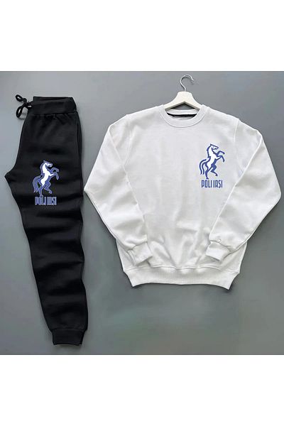 Pisa Art Poly Iasi Sweatshirt + Sweatpants 2-Piece Combination Set