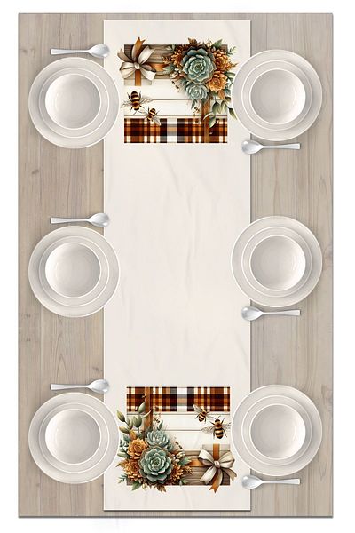 Bertille Home Autumn Series 140X40 cm Digital Printed Runner (Halloween Autumn)