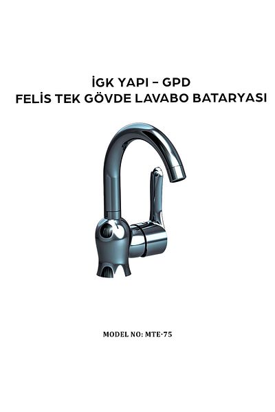 GPD Mtl75 Felis Single Body Sink Faucet