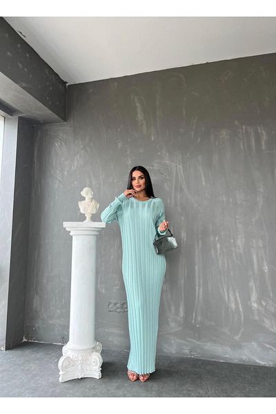 MAY MARA Tricotaj flexibile Rochie dama - Panou Jacquard